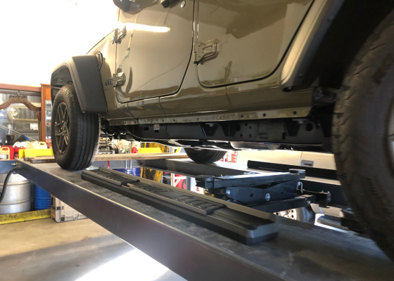 Jeep Footboards Before